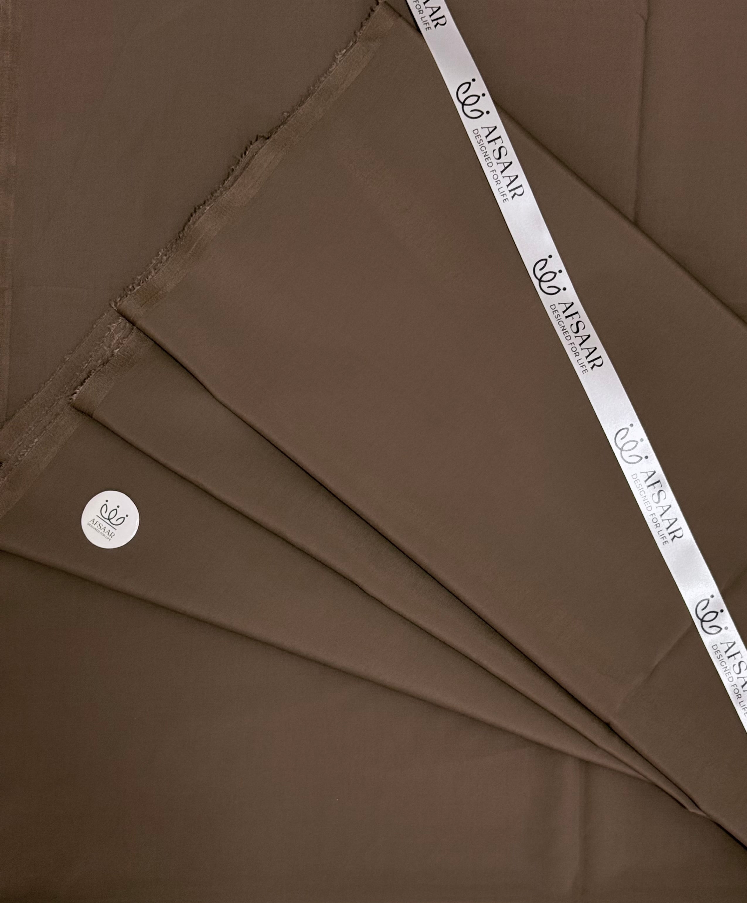 Light Weight Grey Brown - Unstitched Wash & Wear by AFSAAR