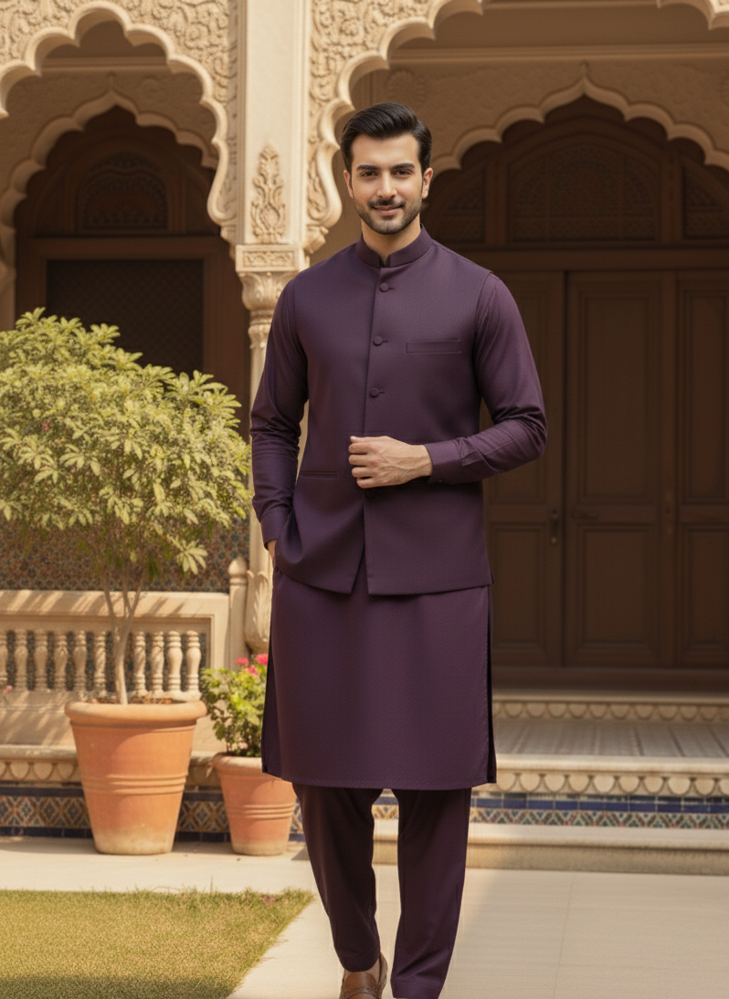 Deep Purple — Winter Heritage Cotton by AFSAAR